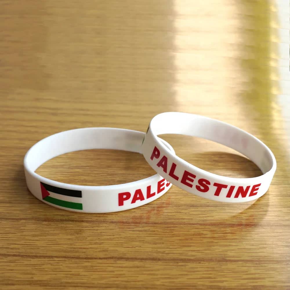 Bracelet silicone Palestine – lot de 2